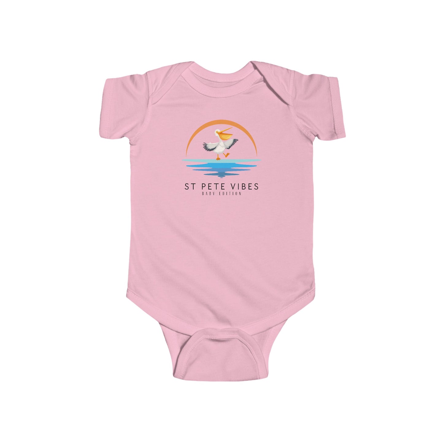 St Pete Vibes Pelican Onesie