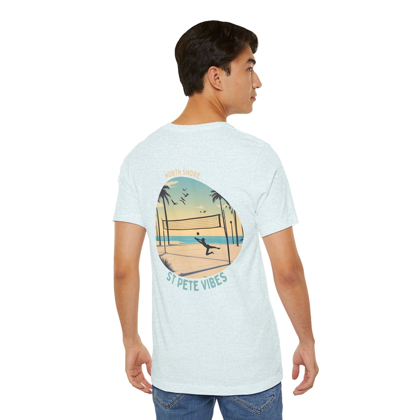 North Shore with logo in front Short Sleeve Tee (Unisex)