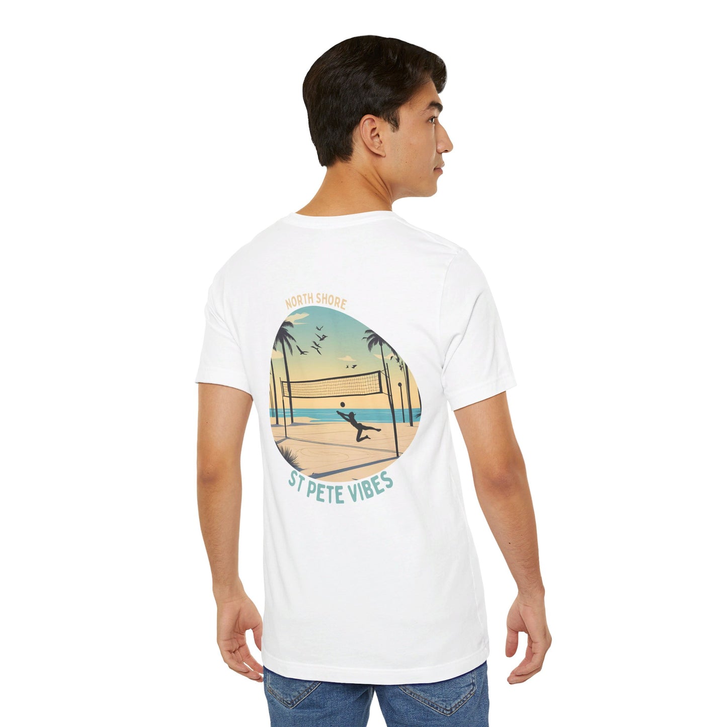 North Shore with logo in front Short Sleeve Tee (Unisex)