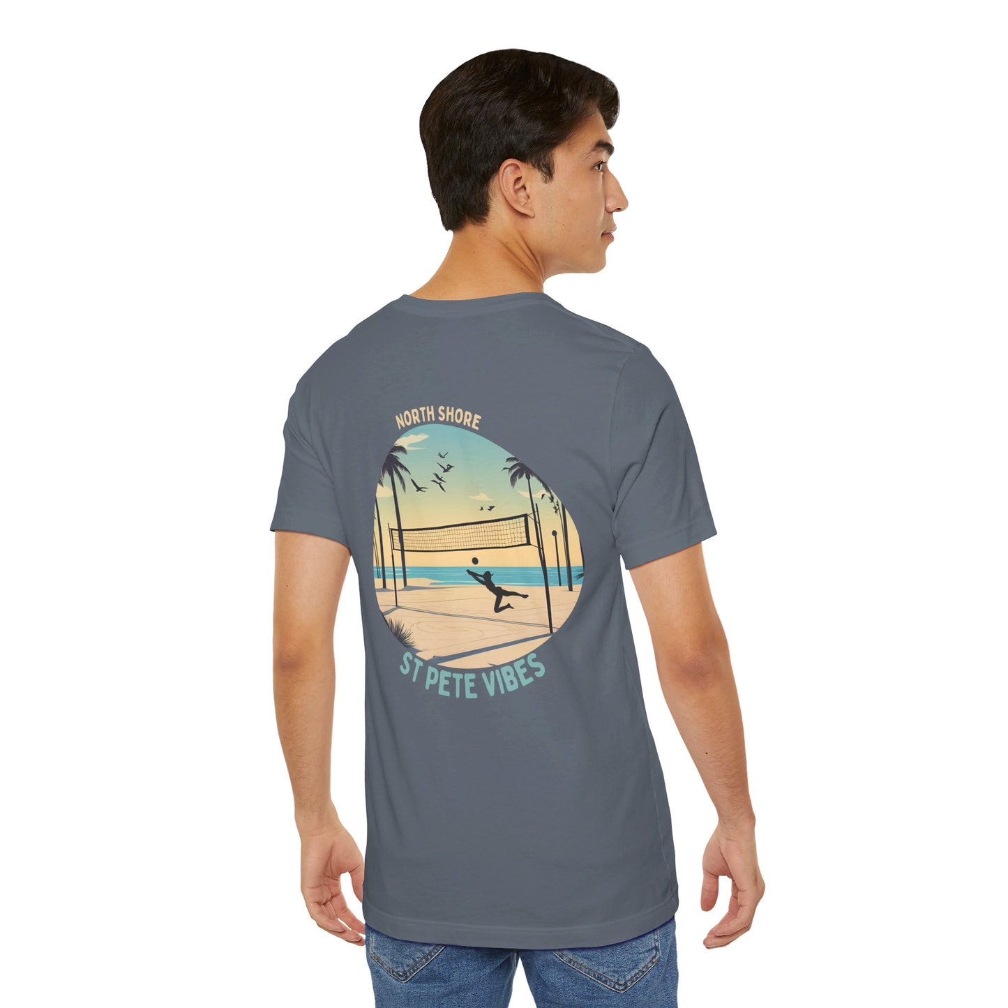 North Shore with logo in front Short Sleeve Tee (Unisex)