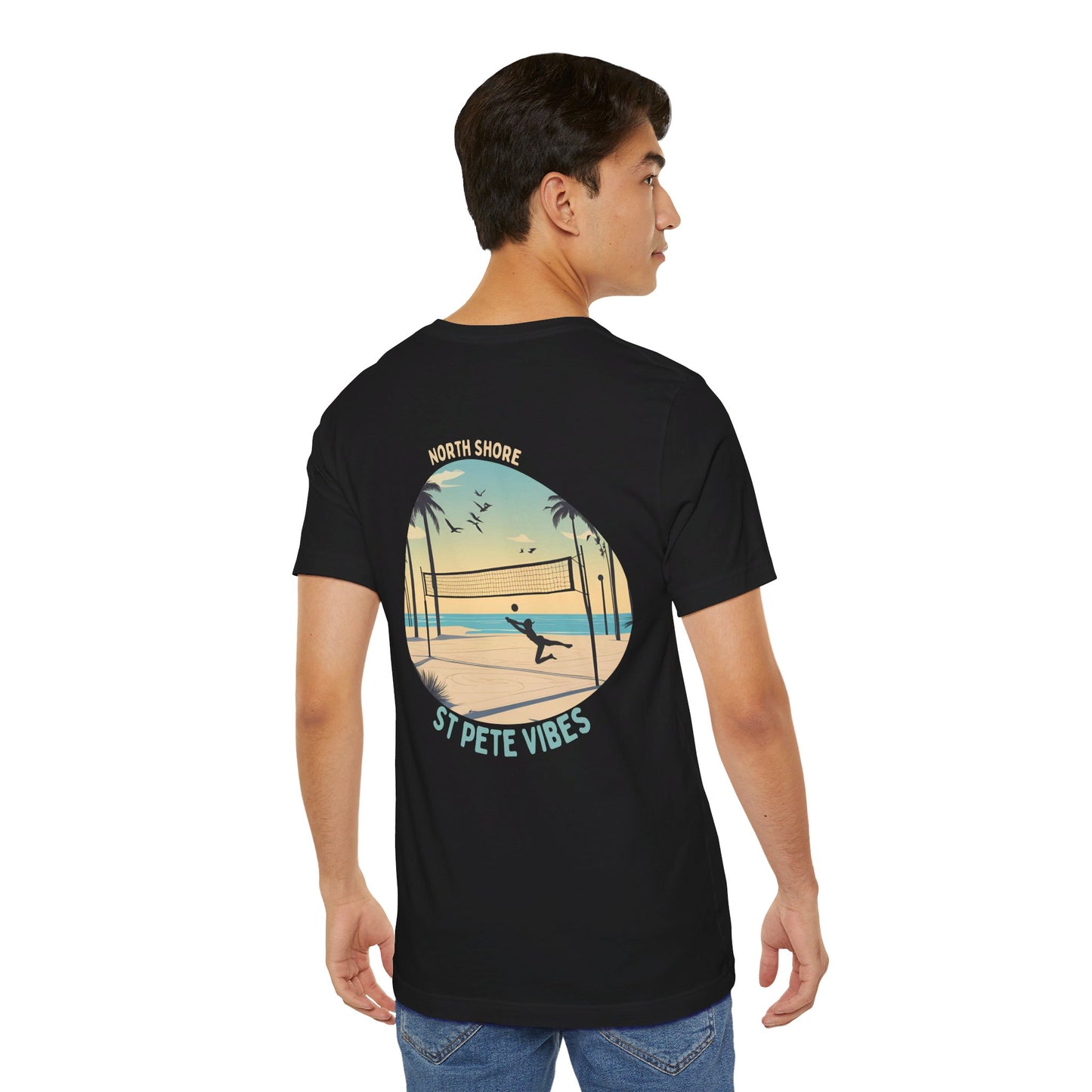 North Shore with logo in front Short Sleeve Tee (Unisex)