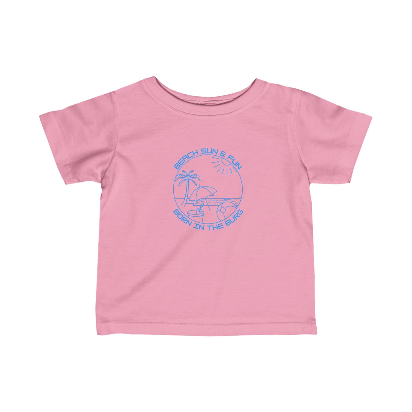 Born in the Burg Infant Jersey Tee