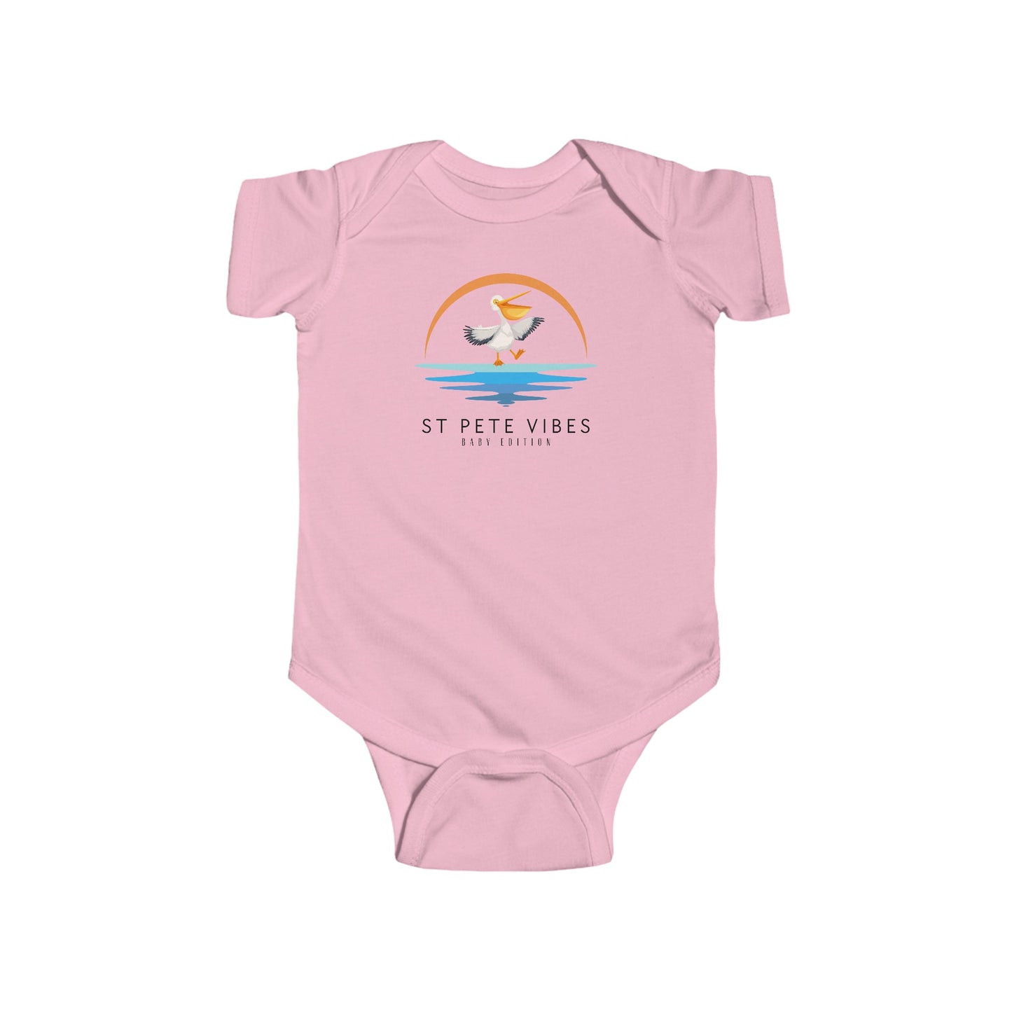 St Pete Vibes Pelican Onesie