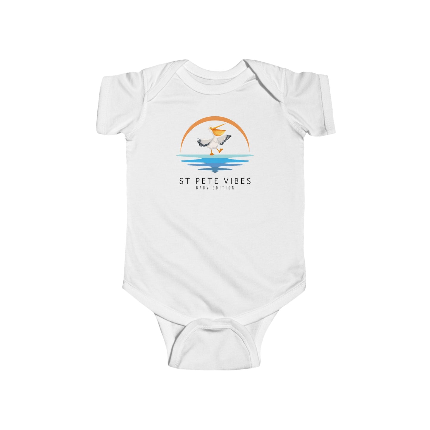 St Pete Vibes Pelican Onesie